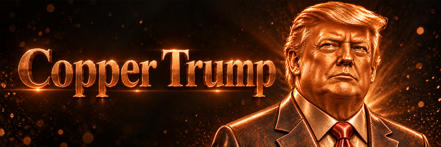 Copper Trump banner